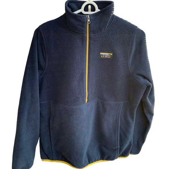 L. L. Bean Pullover Fleece Jacket 1/2 Zip Size Small - Picture 1 of 6